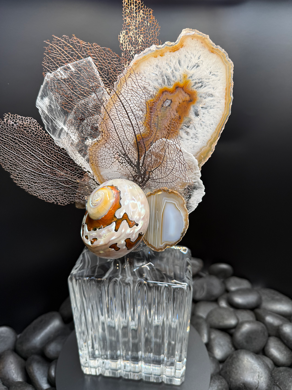 Thumbnail: One-of-a-Kind Coastal Crystal Bar Decanter Handmade