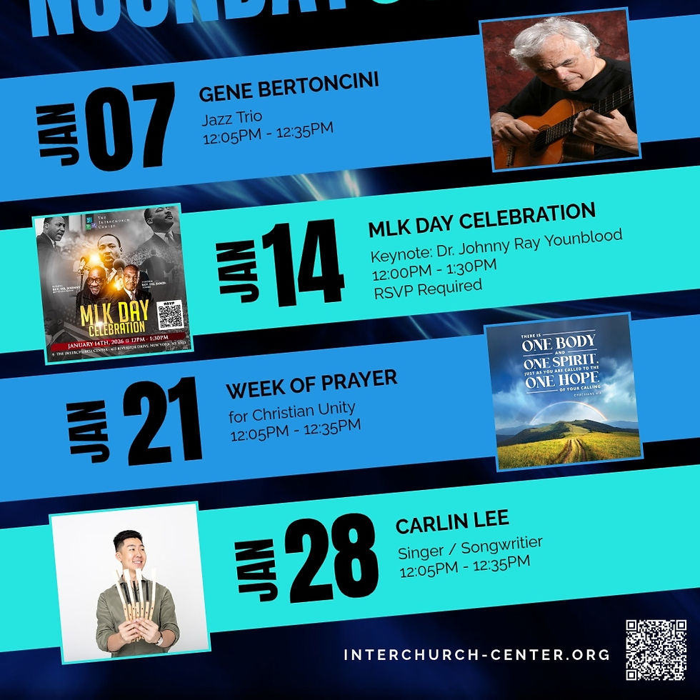 Wednesday Noonday Concert