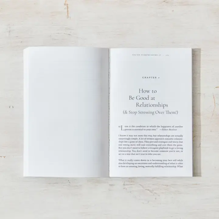 Thumbnail: You're Over Thinking It by Sabrina Alexis Bendory