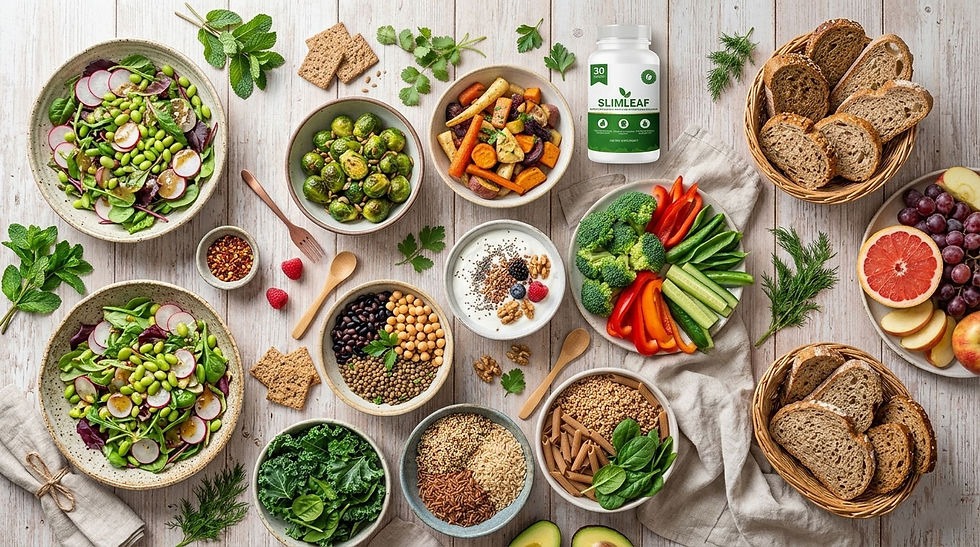 Slimleaf supplement for gut health support and digestive wellness