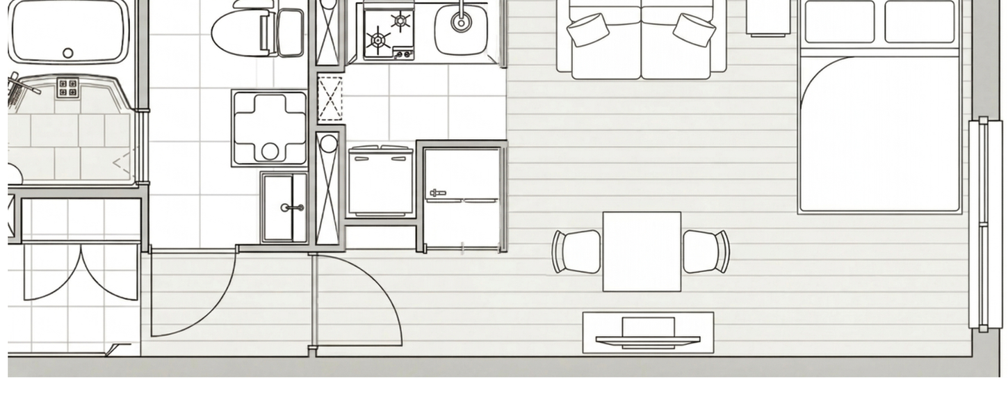 floor plan in Tokyo Otsuka Apartment Lohus.