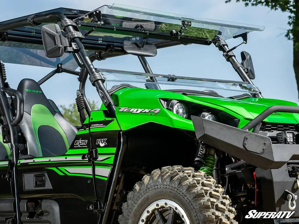 Thumbnail: SuperATV Kawasaki Teryx S Flip Windshield