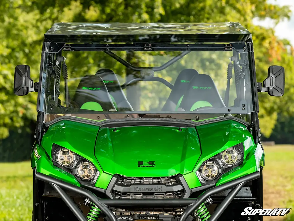 Thumbnail: SuperATV Kawasaki Teryx MaxDrive Power Flip Windshield