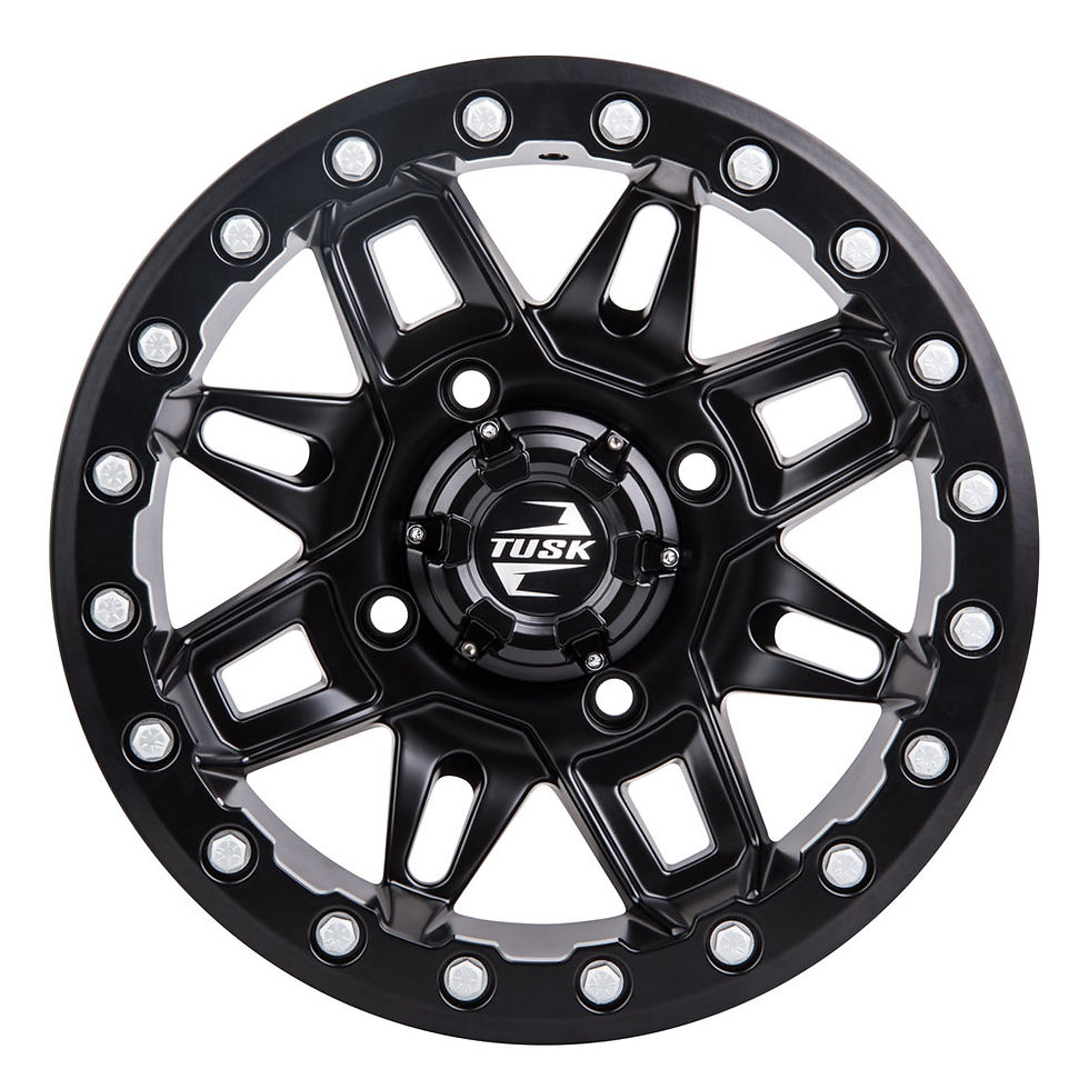 Thumbnail: Tusk Wasatch Beadlock Wheel- Matte Black
