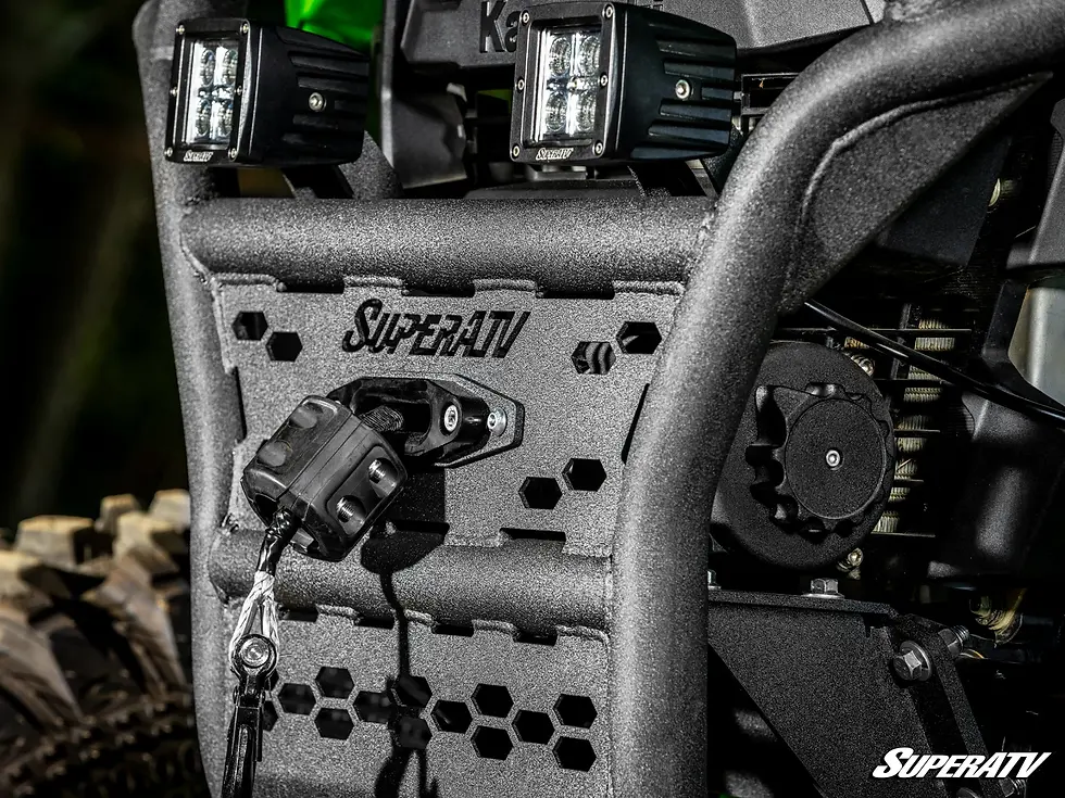 Thumbnail: SuperATV Kawasaki Teryx Winch-Ready Tubed Front Bumper