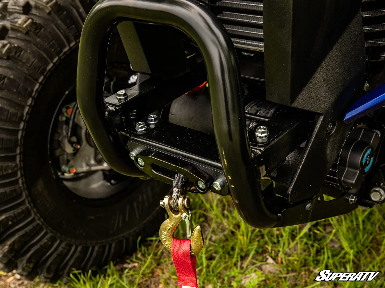 SUPERATV HONDA TALON 1000 WINCH MOUNTING PLATE Right Coast Offroad