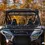 Thumbnail: SUPERATV KAWASAKI TERYX KRX 1000 SCRATCH RESISTANT FLIP DOWN WINDSHIELD