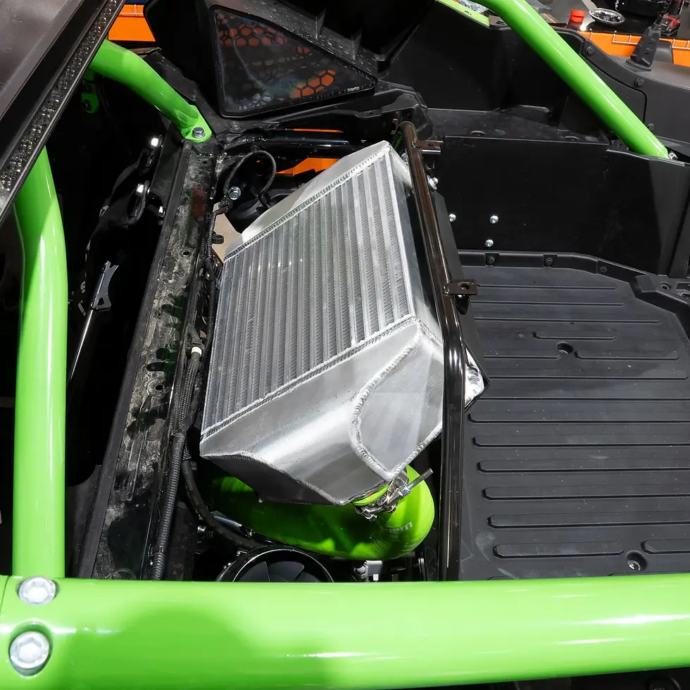 Thumbnail: RPM Kawasaki H2 STAGE 2 Big Core Intercooler, Brushless Fan, & Sealed Shroud Kit