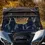 Thumbnail: SUPERATV KAWASAKI TERYX KRX 1000 SCRATCH RESISTANT FLIP DOWN WINDSHIELD