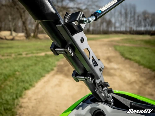 SuperATV Kawasaki Teryx H2 Scratch-Resistant Flip Windshield