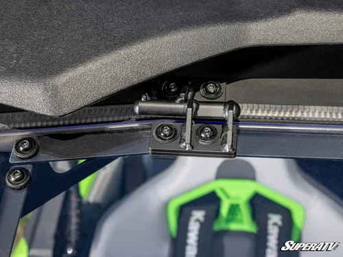 SuperATV Kawasaki Teryx H2 Scratch-Resistant Flip Windshield
