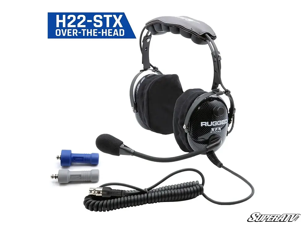 Thumbnail: Rugged Radios ULTIMATE Alpha Audio Stereo Headset with Volume Control (OTH/BTH)