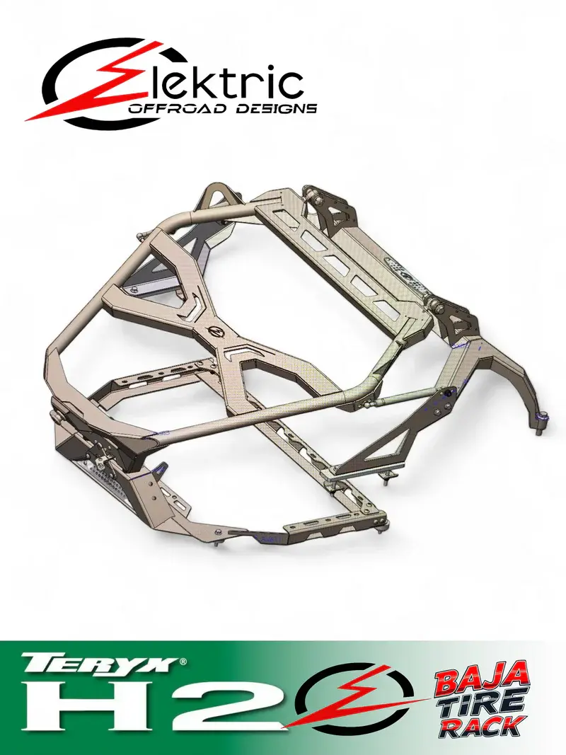 Thumbnail: Elektric Offroad 2026+ Kawasaki Teryx H2 Volt Baja Tire Rack