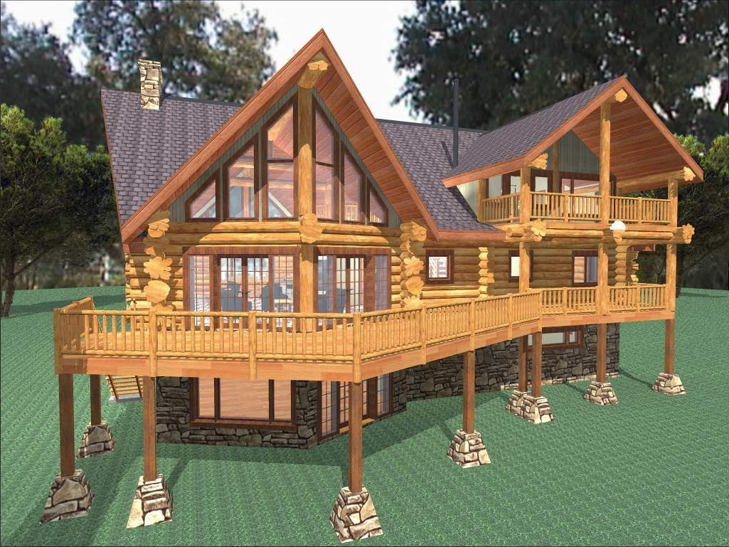 COLD LAKE 3377 SQ FT LOG HOME KIT