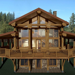 MOUNTAIN RIDGE 1064 SQ FT LOG HOME KIT