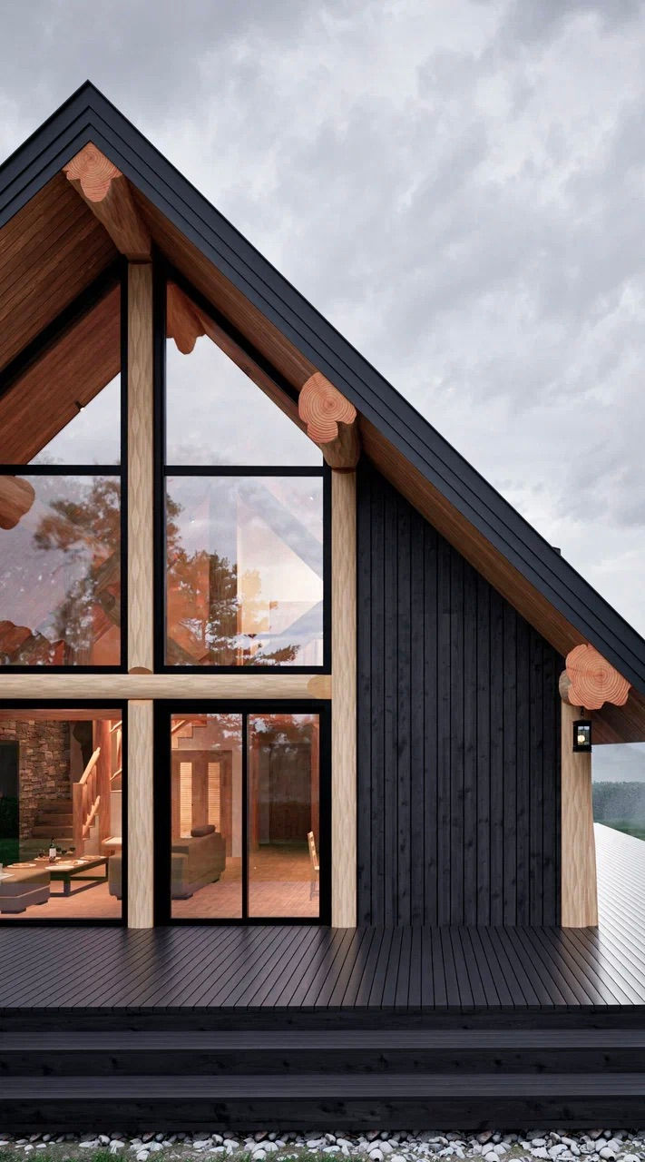 Miniature : ALTAIRE 1670 SQ FT MODERN LOG HOME KIT