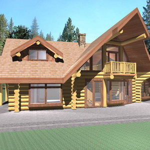 HAWK 1725 SQ FT LOG HOME KIT