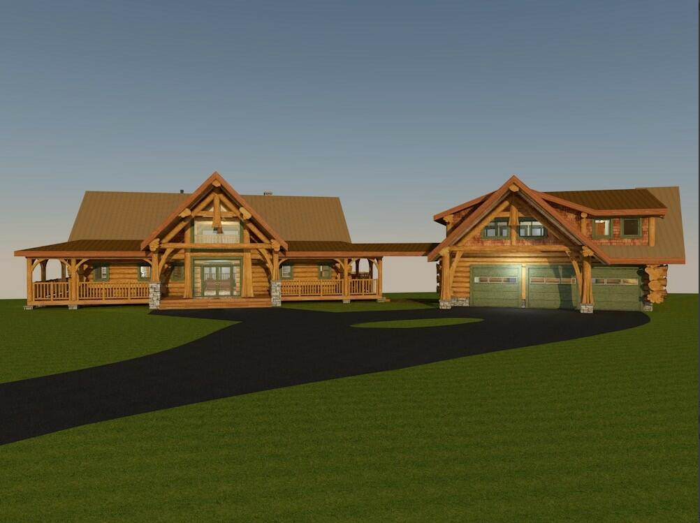 SHENANDOAH 3353 SQ FT LOG HOME KIT