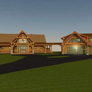 SHENANDOAH 3353 SQ FT LOG HOME KIT