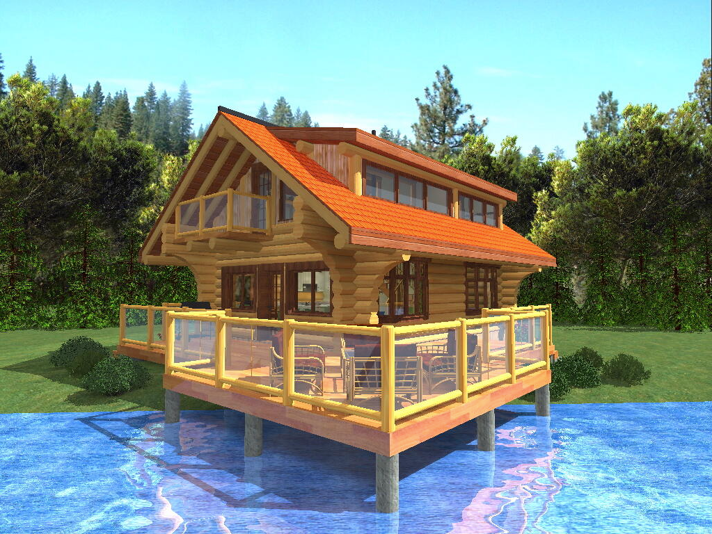 SANCTUARY 978 SQ FT LOG CABIN KIT