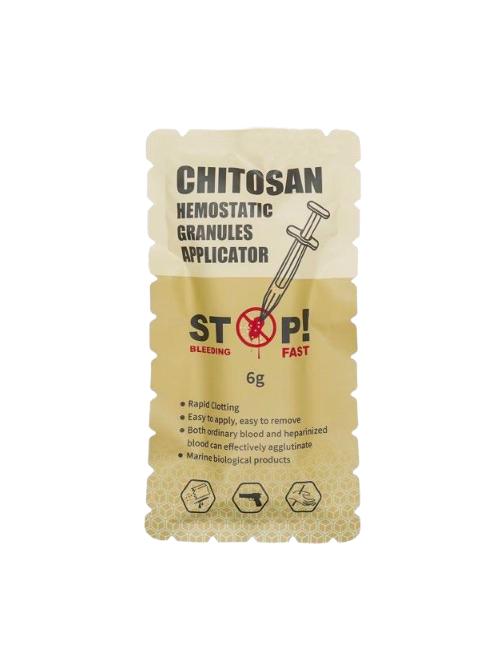 CHITOSAN Hemostatic Granules - Applicator 6g