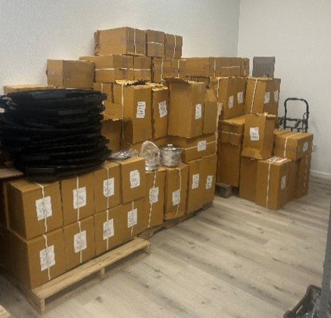 Large Delivery of Pails - Ready to ship to your community!