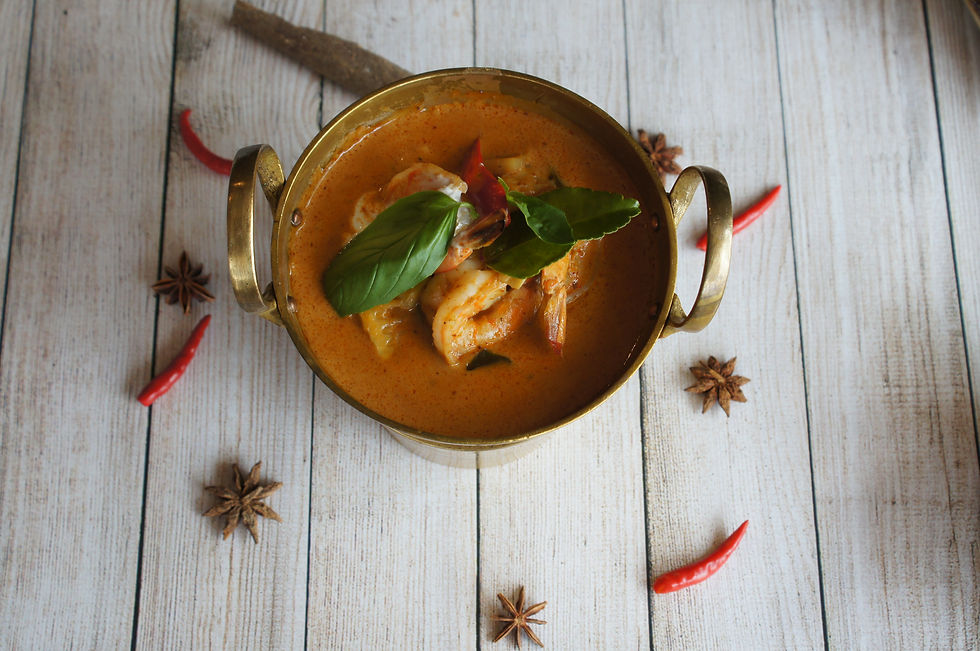 Arranged Food and Objects