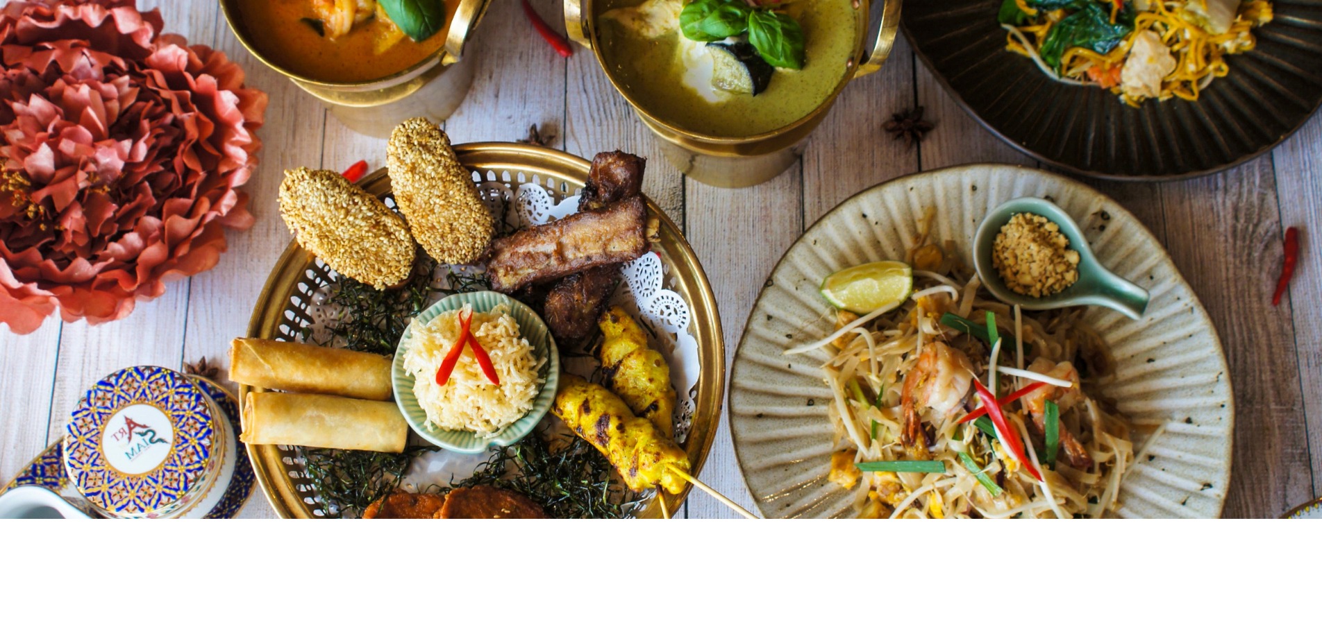 Arranged Food and Objects