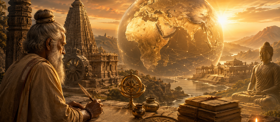 Ancient Indian wisdom and civilization representing India’s global soft power renaissance