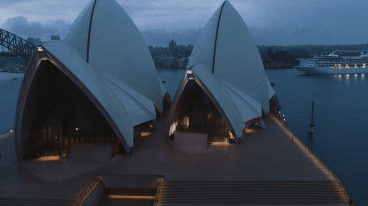 Opera House Show during lockdown