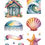 Thumbnail: Summer Vibes & Tropical Nature Sticker Sheet (Vol 4) (Set of 8 Sheet