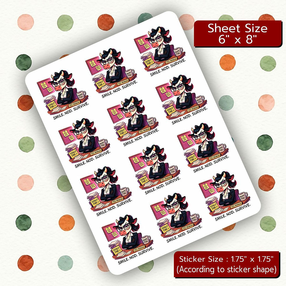 Thumbnail: Sarcastic & Meme Stickers - 4 Sheet (Vol 1)