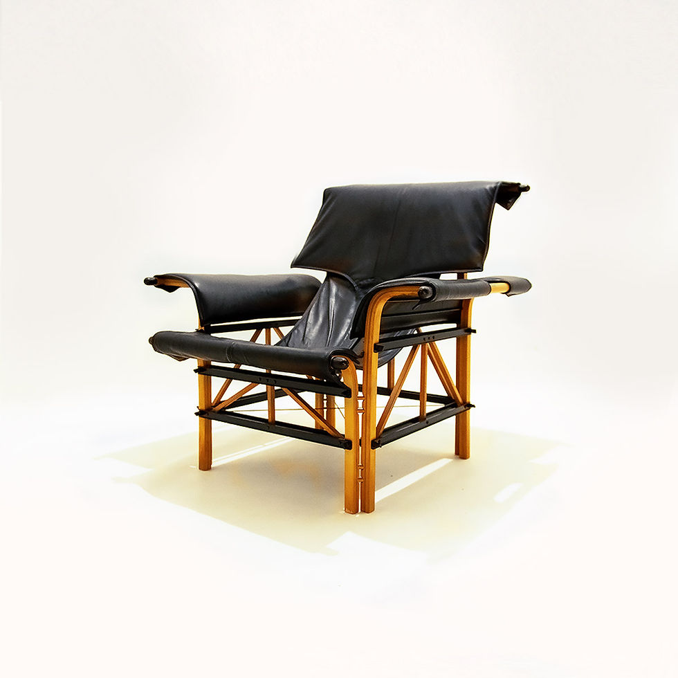 Thumbnail: Vintage leather armchair