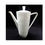 Thumbnail: White Porcelain Coffee Set 1950s