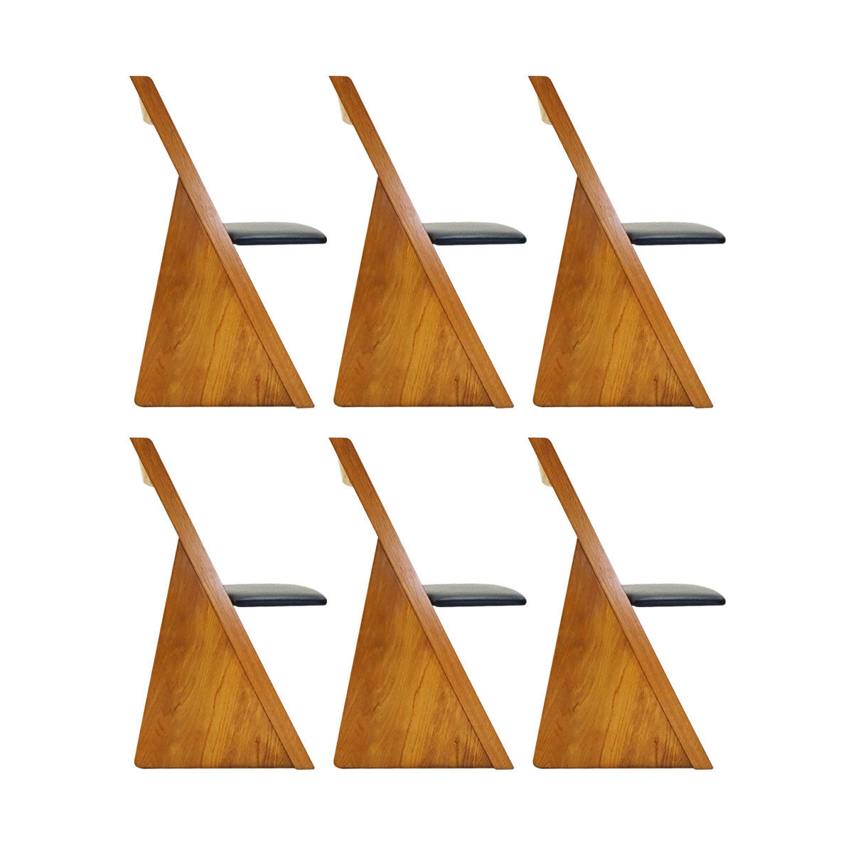 Solid oak dining chairs