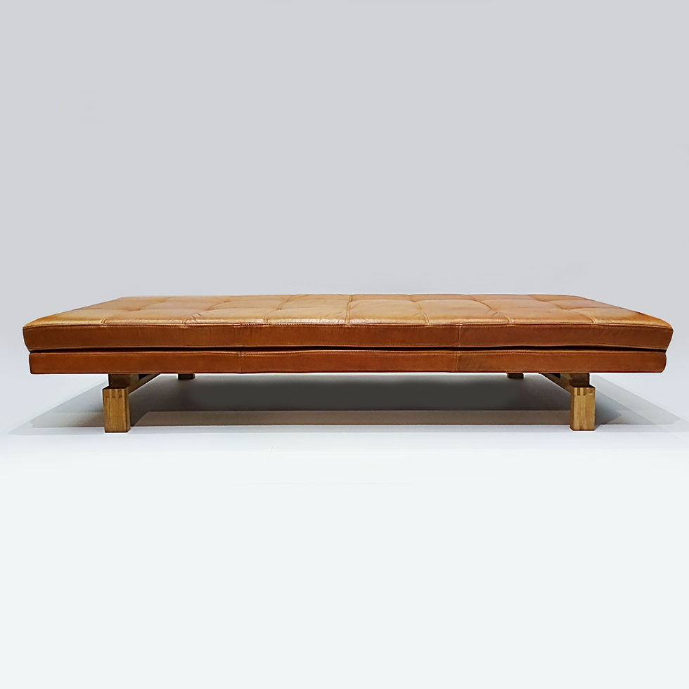 Danish leather daybed