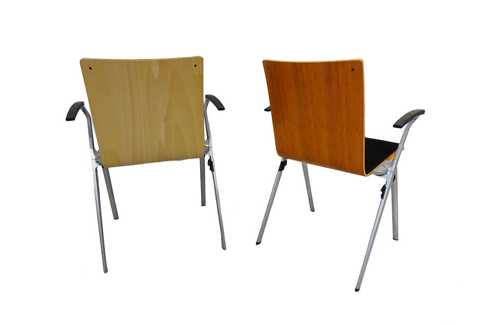 Thumbnail: Stacking bentwood chairs