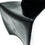 Thumbnail: Set of 8 Philippe Starck Black Leather and Aluminium Ed Archer chairs