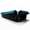 Thumbnail: Wooden back structure detail of a Vintage Italian Luciano Frigerio  9 piece Velvet modular Sofa