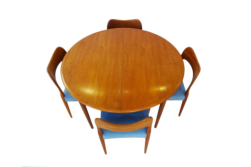 Thumbnail: Mid century teak dining table