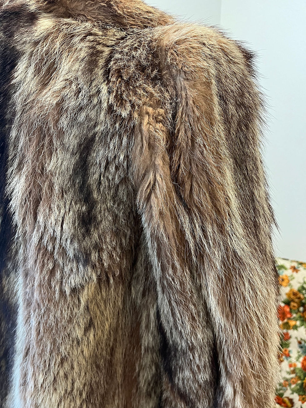 Thumbnail: Vintage Raccoon “mountain man” coat