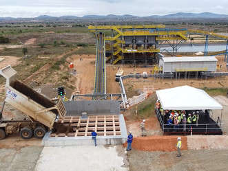 Mineração Vale Verde atinge 1ª meta de 2021 com basculamento de minério