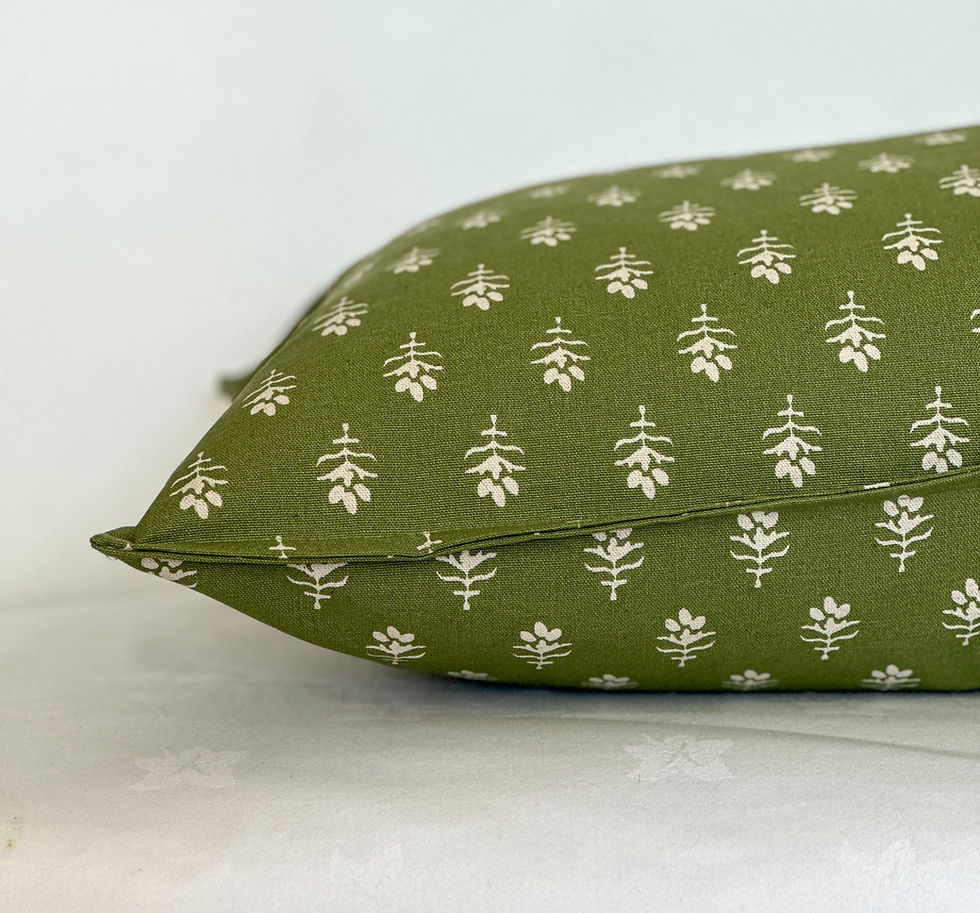 Thumbnail: Foral Blockprint Pine