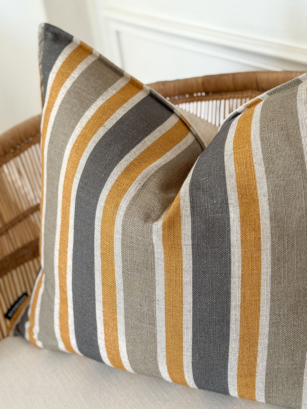Thumbnail: Pair of Matthew Stripe 50x60