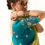 Thumbnail: Organza Tissue Saree (Light Green)