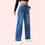 Thumbnail: Wide-Leg Casual High-Waist Non-Elastic Jeans for Women