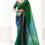 Thumbnail: Organza Tissue Saree (Green)