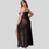 Thumbnail: Plus Size Split Long Mesh Babydoll Nightwear