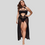 Thumbnail: Plus Size Split Long Mesh Babydoll Nightwear