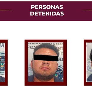 La PGJEH detuvo a tres personas, aseguró narcóticos y desmanteló un sistema de videovigilancia